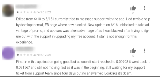 1-star reviews from real users