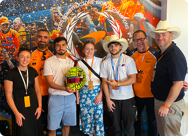 McLaren constructors champions group celebration