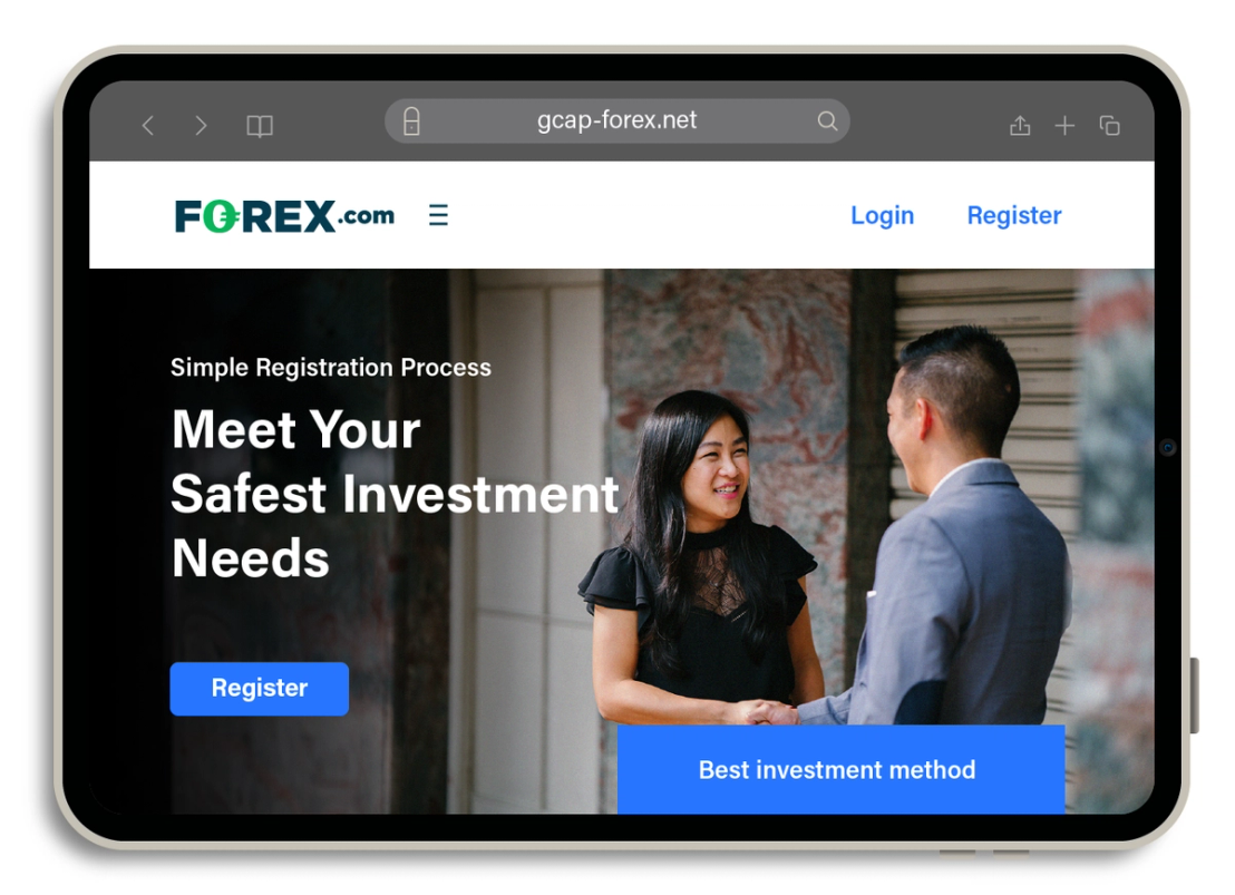 Figure 9. Example of fake brokerage websites using a legitimate broker’s logo