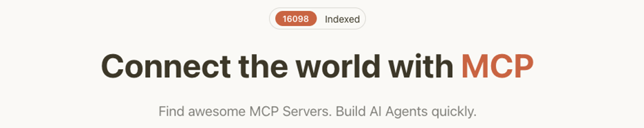 Figure 1. Increasing number of MCP servers from 714 in January of 2025 to 16098 in July 2025