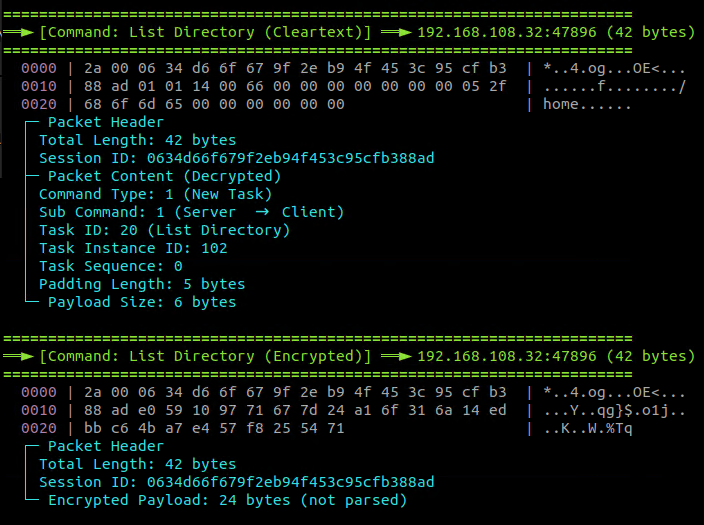 Figure 20. Server issues a “List Directory” command