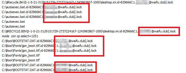 The Crysis ransomware payload