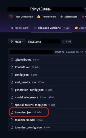  Figure 5. Tokenizer drift from a malicious upload on Hugging Face using a cloned TinyLlama repository (TinyLlama/TinyLlama-1.1B-Chat-v1.0).