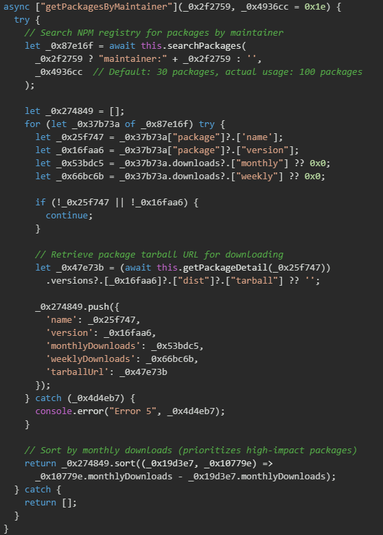 Figure 51. NPM Package Enumeration 