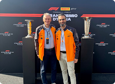 McLaren Gran Premio Italia paddock club trophies