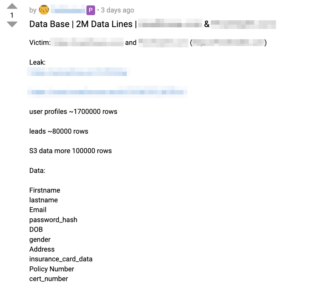 Figure 10. A free healthcare database posted on Dread forums in March 2026 ​​​​‌﻿‍﻿​‍​‍‌‍﻿﻿‌﻿​‍‌‍‍‌‌‍‌﻿‌‍‍‌‌‍﻿‍​‍​‍​﻿‍‍​‍​‍‌﻿​﻿‌‍​‌‌‍﻿‍‌‍‍‌‌﻿‌​‌﻿‍‌​‍﻿‍‌‍‍‌‌‍﻿﻿​‍​‍​‍﻿​​‍​‍‌‍‍​‌﻿​‍‌‍‌‌‌‍‌‍​‍​‍​﻿‍‍​‍​‍‌‍‍​‌﻿‌​‌﻿‌​‌﻿​​​﻿‍‍​‍﻿﻿​‍﻿﻿‌‍﻿​‌‍﻿﻿‌‍​﻿‌‍​‌‌‍﻿​‌‍‍​‌‍﻿﻿‌﻿​﻿‌﻿‌​​﻿‍‍​﻿​﻿​﻿​﻿​﻿​﻿​﻿‌​​‍﻿﻿‌‍‍‌‌‍﻿‍‌﻿‌​‌‍‌‌‌‍﻿‍‌﻿‌​​‍﻿﻿‌‍‌‌‌‍‌​‌‍‍‌‌﻿‌​​‍﻿﻿‌‍﻿‌‌‍﻿﻿‌‍‌​‌‍‌‌​﻿﻿‌‌﻿​​‌﻿​‍‌‍‌‌‌﻿​﻿‌‍‌‌‌‍﻿‍‌﻿‌​‌‍​‌‌﻿‌​‌‍‍‌‌‍﻿﻿‌‍﻿‍​﻿‍﻿‌‍‍‌‌‍‌​​﻿﻿‌‌‍‌​​﻿​﻿‌‍​‍‌‍​‍​﻿‌﻿​﻿‌‌‌‍‌‍​﻿‌‌​‍﻿‌​﻿‍‌‌‍‌​‌‍​﻿​﻿‍‌​‍﻿‌​﻿‌​​﻿​‌‌‍‌‍‌‍​‍​‍﻿‌​﻿‍‌​﻿‌﻿​﻿‌​​﻿​​​‍﻿‌​﻿‍​‌‍​‌​﻿‌﻿​﻿​​​﻿​﻿‌‍​﻿​﻿​‍​﻿‍‌‌‍‌​‌‍‌​‌‍‌​‌‍​﻿​﻿‍﻿‌﻿‌​‌﻿‍‌‌﻿​​‌‍‌‌​﻿﻿‌‌﻿​​‌‍﻿﻿‌﻿​﻿‌﻿‌​​﻿‍﻿‌﻿​​‌‍​‌‌﻿‌​‌‍‍​​﻿﻿‌‌‍​‍‌‍﻿﻿‌‍‌​‌﻿‍‌​‍‌‌​﻿‌‌‌​​‍‌‌﻿﻿‌‍‍﻿‌‍‌‌‌﻿‍‌​‍‌‌​﻿​﻿‌​‌​​‍‌‌​﻿​﻿‌​‌​​‍‌‌​﻿​‍​﻿​‍​﻿​﻿​﻿​﻿‌‍‌‍​﻿​﻿​﻿​‌​﻿‌‍​﻿‍‌‌‍​﻿​﻿​‌​﻿‍​​﻿‍‌​﻿‍‌​﻿‌﻿​﻿‍‌​﻿‌‌​﻿‌﻿​﻿‌‍‌‍‌‌​﻿​‌​﻿‌‌​﻿‌‍‌‍​‌​﻿‌﻿​﻿‌﻿‌‍‌​​﻿​‌‌‍‌‍‌‍​﻿​﻿​‍‌‍‌‌‌‍‌‌‌‍​﻿​‍‌‌​﻿​‍​﻿​‍​‍‌‌​﻿‌‌‌​‌​​‍﻿‍‌﻿‌‍‌‍​‌‌‍﻿​‌﻿‌‌‌‍‌‌​‍‌‌​﻿‌‌‌​​‍‌‌﻿﻿‌‍‍﻿‌‍‌‌‌﻿‍‌​‍‌‌​﻿​﻿‌​‌​​‍‌‌​﻿​﻿‌​‌​​‍‌‌​﻿​‍​﻿​‍​﻿​​‌‍​‌‌‍​﻿‌‍‌‍​﻿​​​﻿‌​​﻿‍‌​﻿‍‌​﻿​​​﻿‍​​﻿‌‍​﻿‌﻿​‍‌‌​﻿​‍​﻿​‍​‍‌‌​﻿‌‌‌​‌​​‍﻿‍‌‍​﻿‌‍​‌‌﻿​​‌﻿‌​‌‍‍‌‌‍﻿﻿‌‍﻿‍​﻿﻿﻿‌‍​‍‌‍​‌‌﻿​﻿‌‍‌‌‌‌‌‌‌﻿​‍‌‍﻿​​﻿﻿‌‌‍‍​‌﻿‌​‌﻿‌​‌﻿​​​‍‌‌​﻿​﻿‌​​‌​‍‌‌​﻿​‍‌​‌‍​‍‌‌​﻿​‍‌​‌‍‌‍﻿​‌‍﻿﻿‌‍​﻿‌‍​‌‌‍﻿​‌‍‍​‌‍﻿﻿‌﻿​﻿‌﻿‌​​‍‌‌​﻿​﻿‌​​‌​﻿​﻿​﻿​﻿​﻿​﻿​﻿‌​​‍‌‍‌‍‍‌‌‍‌​​﻿﻿‌‌‍‌​​﻿​﻿‌‍​‍‌‍​‍​﻿‌﻿​﻿‌‌‌‍‌‍​﻿‌‌​‍﻿‌​﻿‍‌‌‍‌​‌‍​﻿​﻿‍‌​‍﻿‌​﻿‌​​﻿​‌‌‍‌‍‌‍​‍​‍﻿‌​﻿‍‌​﻿‌﻿​﻿‌​​﻿​​​‍﻿‌​﻿‍​‌‍​‌​﻿‌﻿​﻿​​​﻿​﻿‌‍​﻿​﻿​‍​﻿‍‌‌‍‌​‌‍‌​‌‍‌​‌‍​﻿​‍‌‍‌﻿‌​‌﻿‍‌‌﻿​​‌‍‌‌​﻿﻿‌‌﻿​​‌‍﻿﻿‌﻿​﻿‌﻿‌​​‍‌‍‌﻿​​‌‍​‌‌﻿‌​‌‍‍​​﻿﻿‌‌‍​‍‌‍﻿﻿‌‍‌​‌﻿‍‌​‍‌‌​﻿‌‌‌​​‍‌‌﻿﻿‌‍‍﻿‌‍‌‌‌﻿‍‌​‍‌‌​﻿​﻿‌​‌​​‍‌‌​﻿​﻿‌​‌​​‍‌‌​﻿​‍​﻿​‍​﻿​﻿​﻿​﻿‌‍‌‍​﻿​﻿​﻿​‌​﻿‌‍​﻿‍‌‌‍​﻿​﻿​‌​﻿‍​​﻿‍‌​﻿‍‌​﻿‌﻿​﻿‍‌​﻿‌‌​﻿‌﻿​﻿‌‍‌‍‌‌​﻿​‌​﻿‌‌​﻿‌‍‌‍​‌​﻿‌﻿​﻿‌﻿‌‍‌​​﻿​‌‌‍‌‍‌‍​﻿​﻿​‍‌‍‌‌‌‍‌‌‌‍​﻿​‍‌‌​﻿​‍​﻿​‍​‍‌‌​﻿‌‌‌​‌​​‍﻿‍‌﻿‌‍‌‍​‌‌‍﻿​‌﻿‌‌‌‍‌‌​‍‌‌​﻿‌‌‌​​‍‌‌﻿﻿‌‍‍﻿‌‍‌‌‌﻿‍‌​‍‌‌​﻿​﻿‌​‌​​‍‌‌​﻿​﻿‌​‌​​‍‌‌​﻿​‍​﻿​‍​﻿​​‌‍​‌‌‍​﻿‌‍‌‍​﻿​​​﻿‌​​﻿‍‌​﻿‍‌​﻿​​​﻿‍​​﻿‌‍​﻿‌﻿​‍‌‌​﻿​‍​﻿​‍​‍‌‌​﻿‌‌‌​‌​​‍﻿‍‌‍​﻿‌‍​‌‌﻿​​‌﻿‌​‌‍‍‌‌‍﻿﻿‌‍﻿‍​‍​‍‌﻿﻿‌