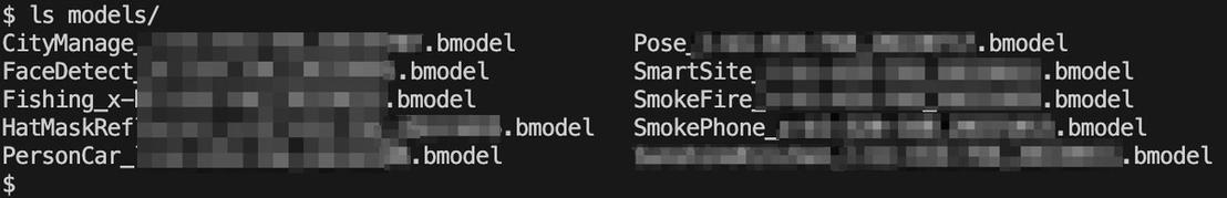 Figure 3. Several models extracted from exposed container images