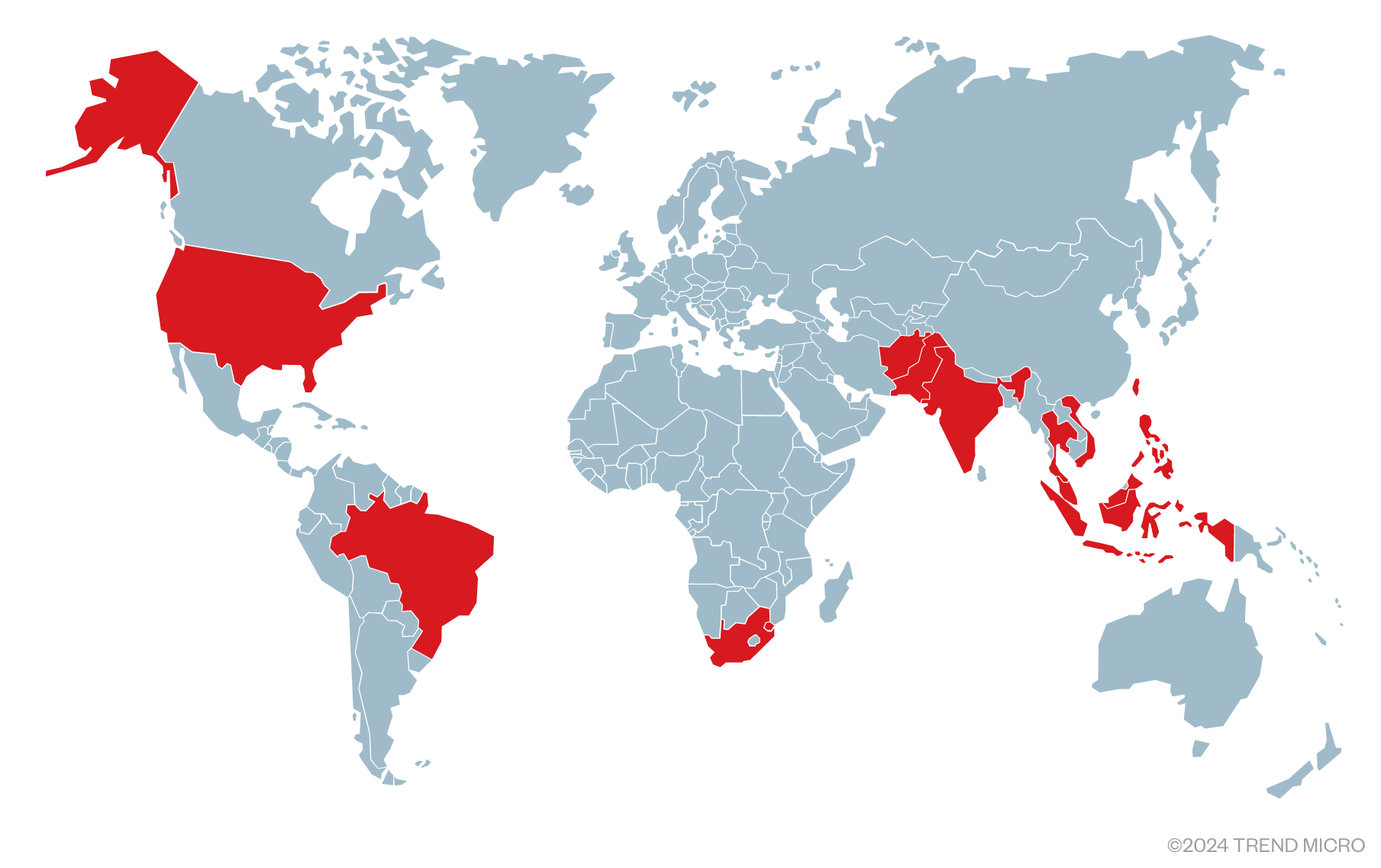 Figure 1. Victimology map of Earth Estries