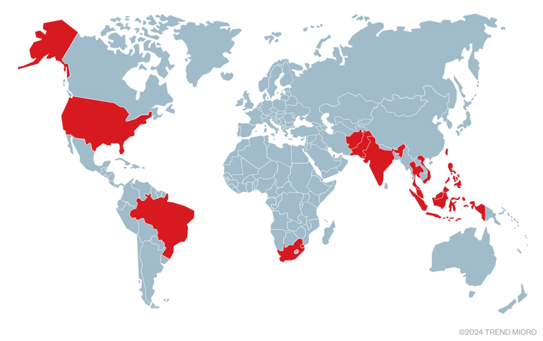 Figure 1. Victimology map of Earth Estries