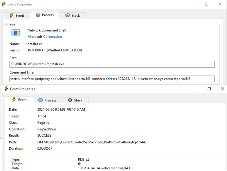 Figure 24. Configuring port forwarding