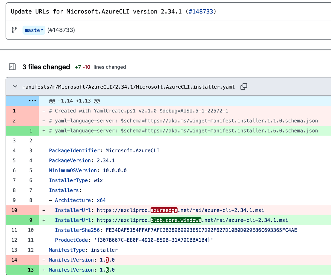 Migration of delivery mechanism from Azure CDN to Azure Blob Storage