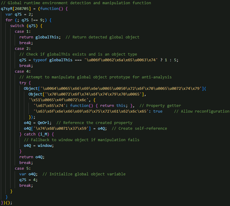 Figure 13. Runtime environment initialization