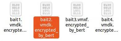 Figure 11. Files encrypted with the extension “.encrypted_by_bert”
