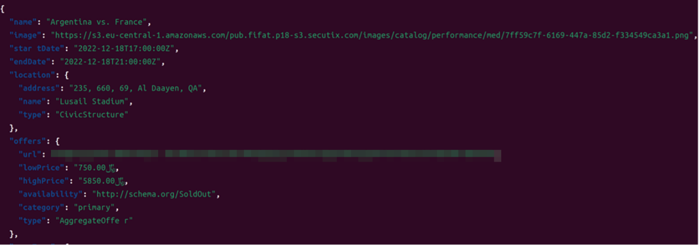 Bots trying to buy FIFA tickets via an IPRoyal residential IP, but the tickets were sold out