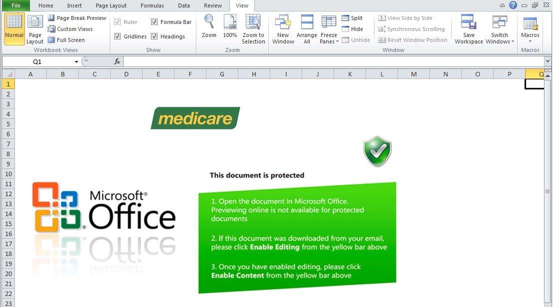 Healthcare-Themed Spam Attachment