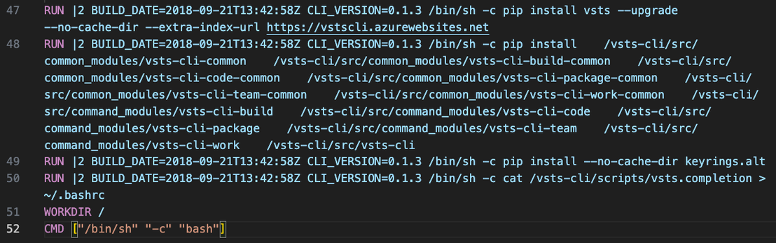 RUN directive in Dockerfile fetching python package update from dangling App Service