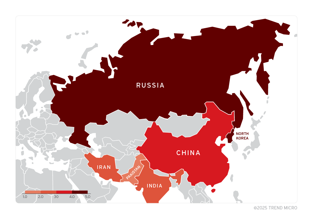 APT countries of origin that have exploited ZDI-CAN-25373