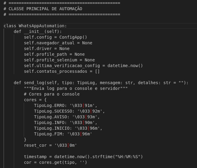 Figure 27. Main automation class with formatting definitions for different statuses