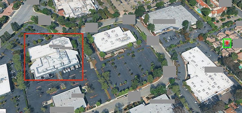 A cluster of 171 devices near Silicon Valley hyperscale campuses 