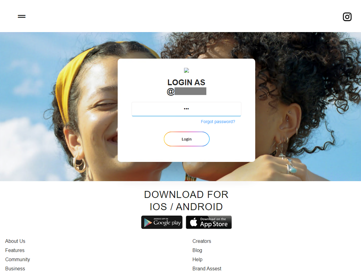 Figure 10. A phishing page that requests the target account owner’s password