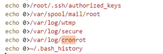  Figure 15: Clearing activities from the affected server
