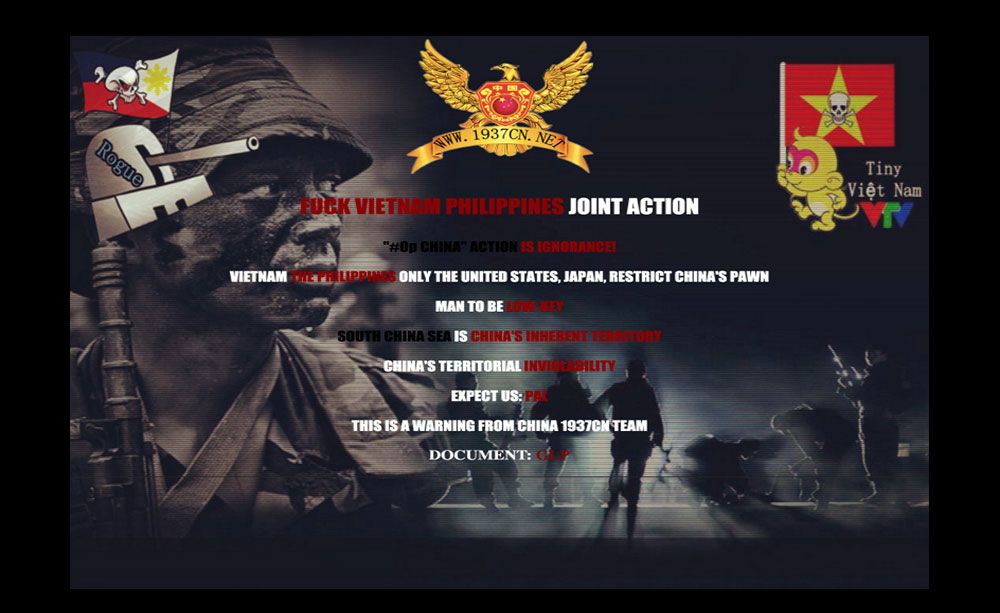 Retaliation from Chinese hackers