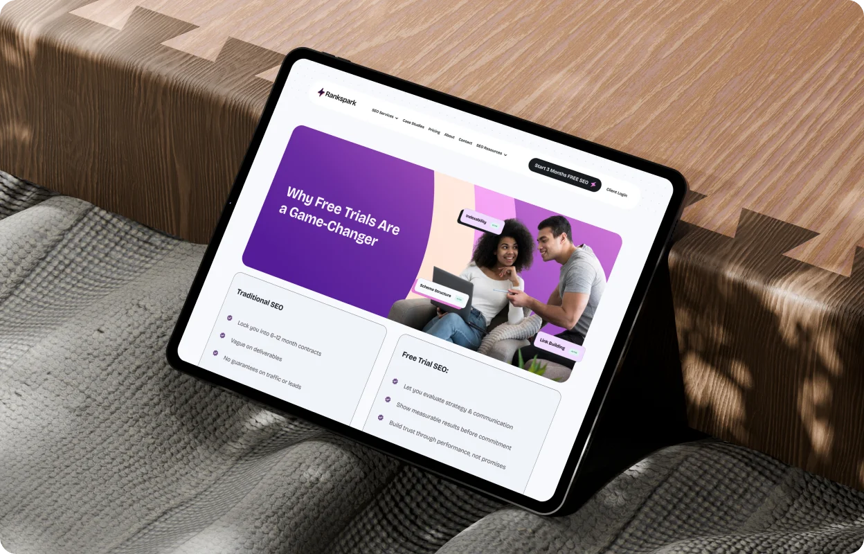 RankSpark SEO challenge visualization