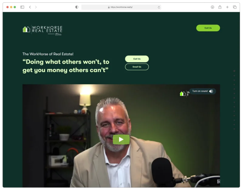 Workhorse Real Estate mockup