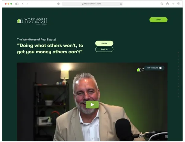 Workhorse Real Estate mockup