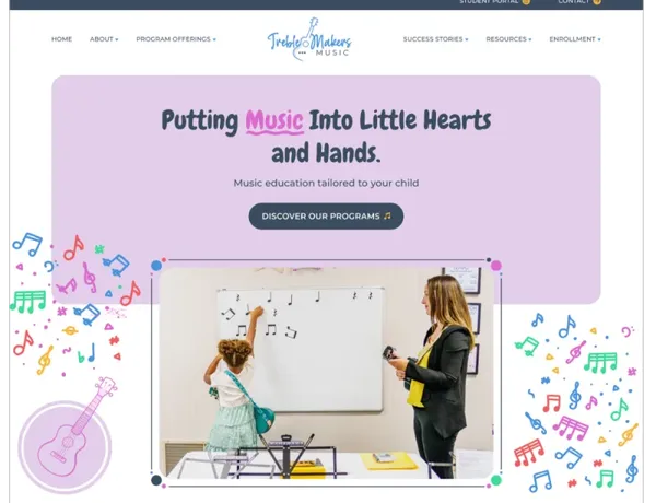 Treble Makers Studio mockup