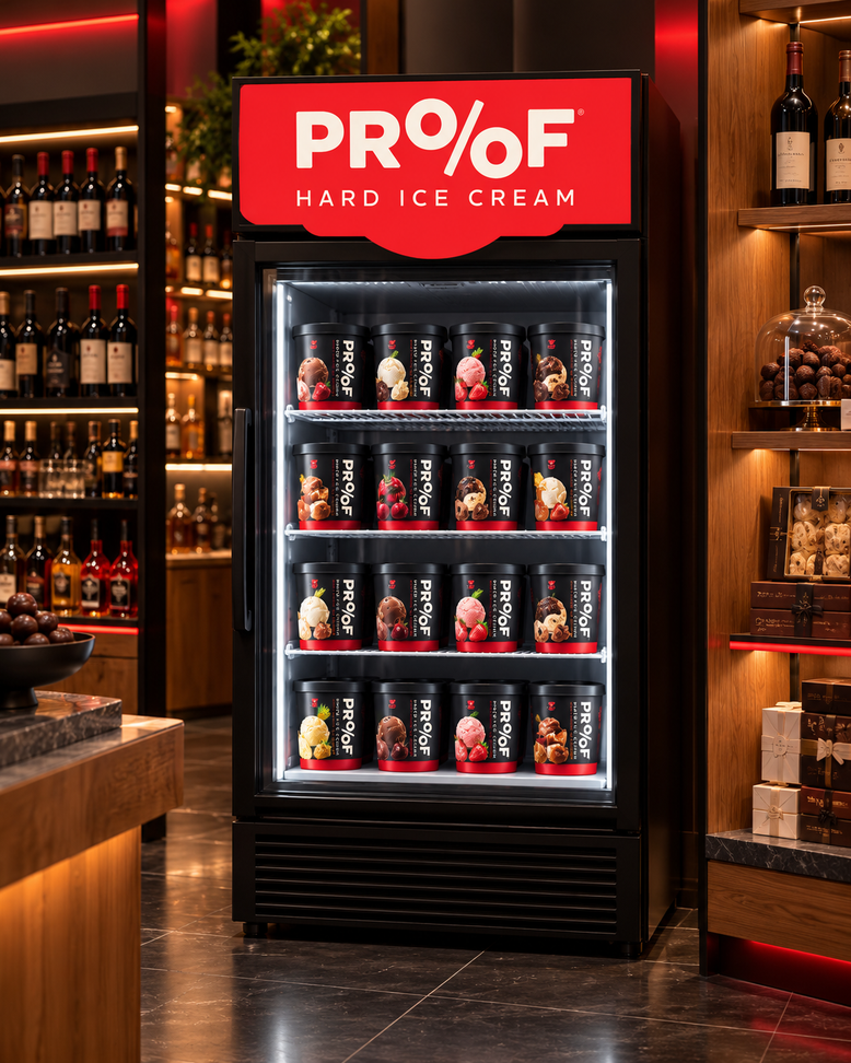 PROOF Hard Ice Cream website — page design 3