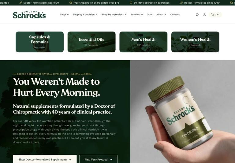 Dr. Schrock storefront