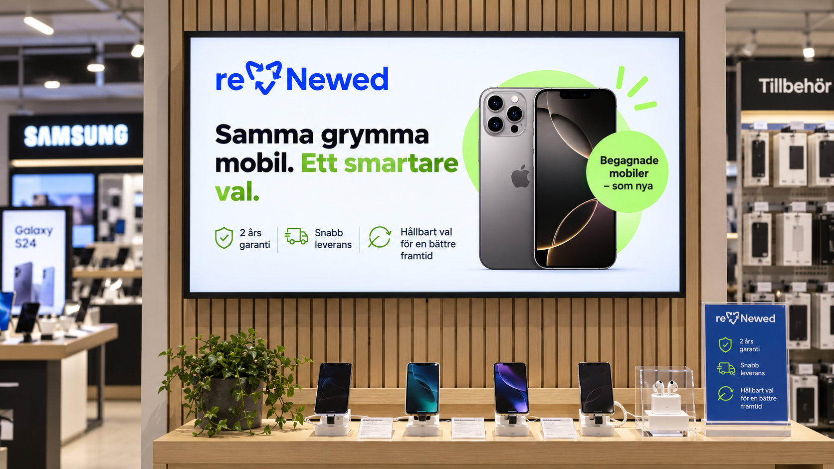 reNewed storefront on a laptop