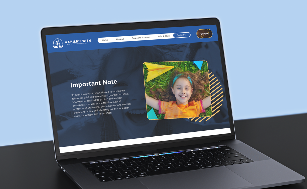 A Child's Wish Foundation — Direction 1