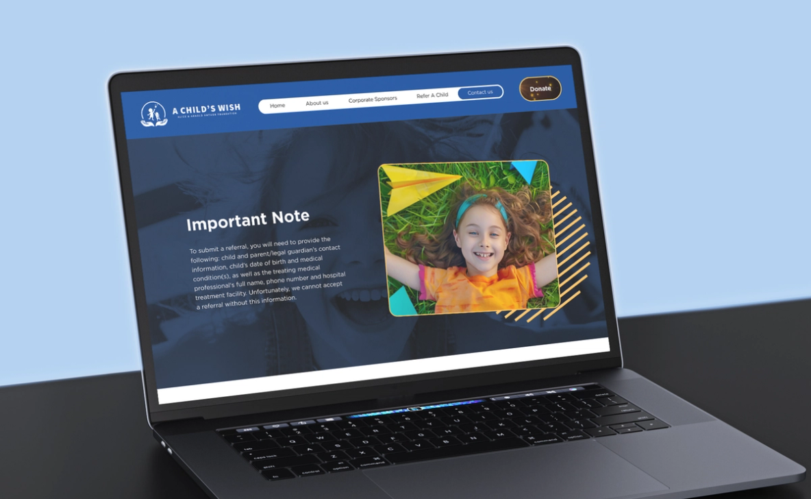 A Child's Wish Foundation — Direction 1