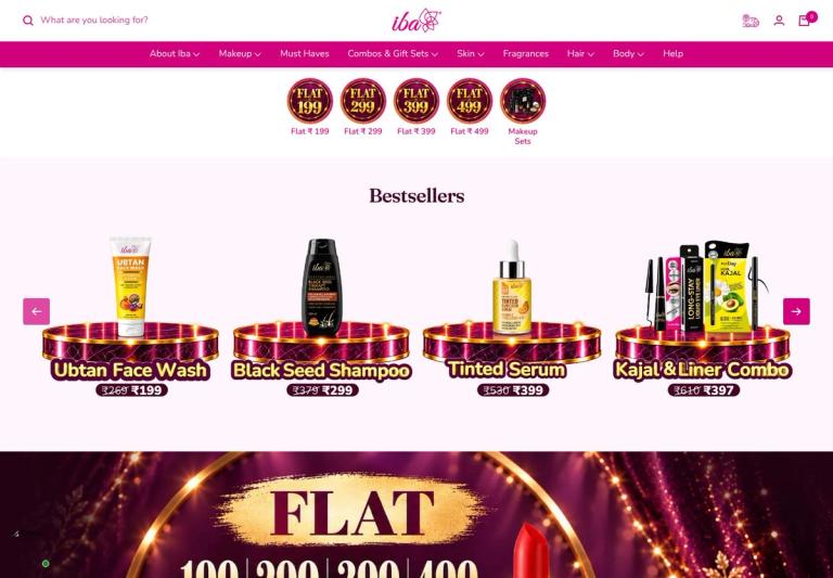 Iba Cosmetics storefront