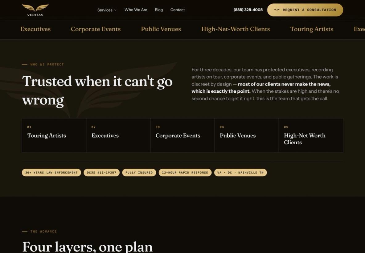 Veritas Protection — Direction 1