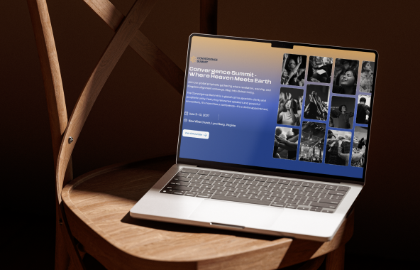 Haniel Singh Ministries website — design direction 1