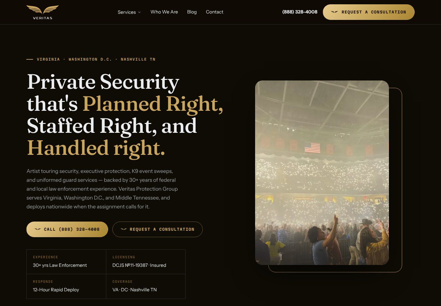 Veritas Protection — Store overview