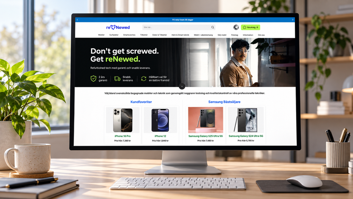 reNewed website — design direction 1