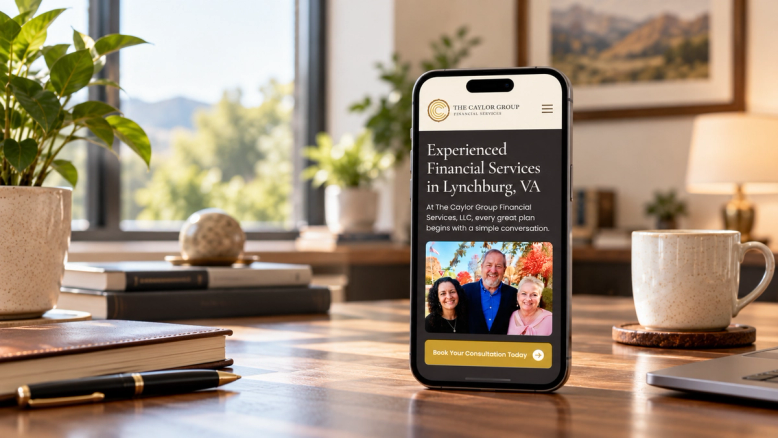 The Caylor Group website — page design 3