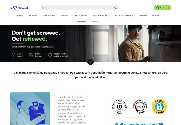 reNewed storefront