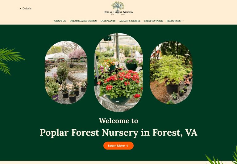 Poplar Forest Nursery storefront