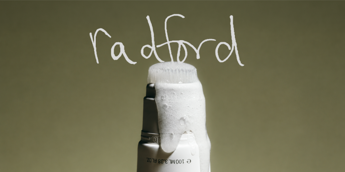 Radford Beauty website — store overview mockup