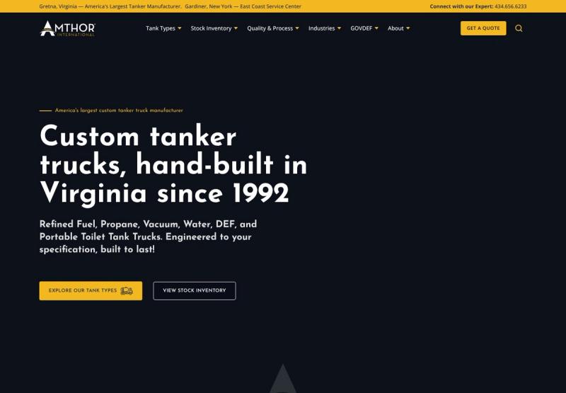 Amthor International: a manufacturer’s site built for dealers and buyers