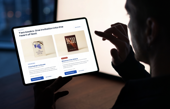 Haniel Singh Ministries website — design direction 2