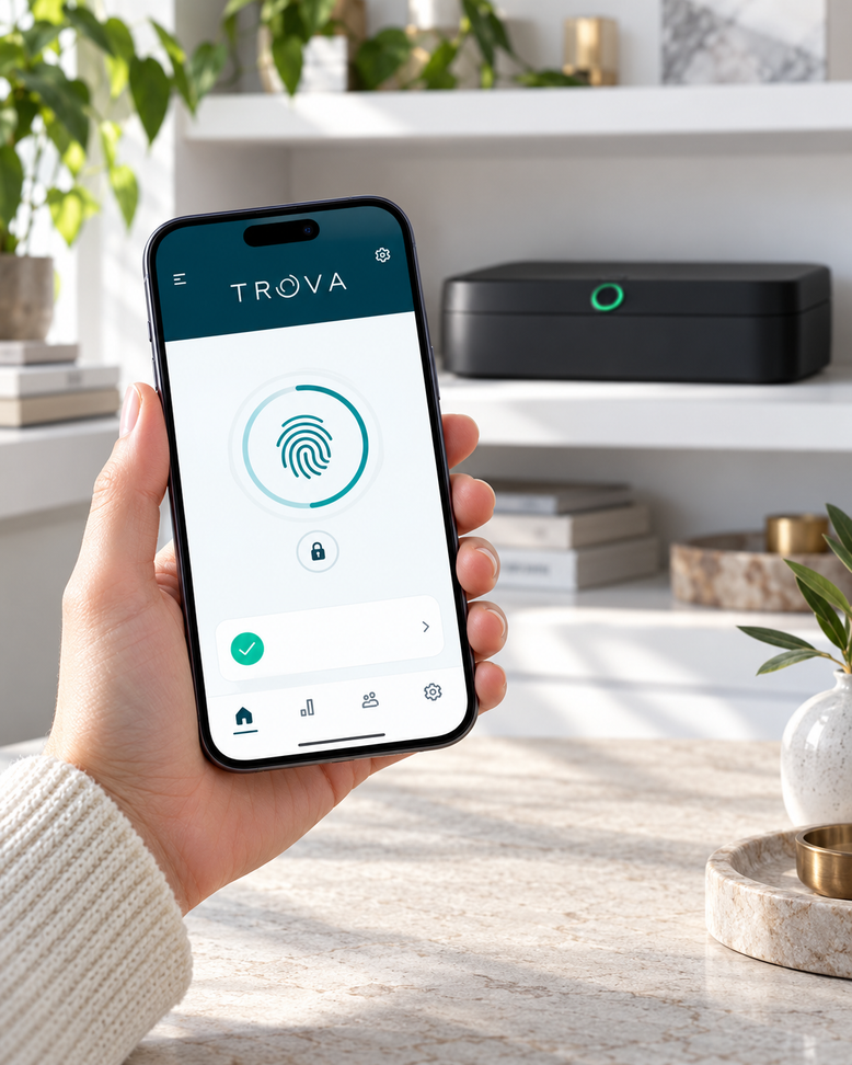 TROVA website — page design 2