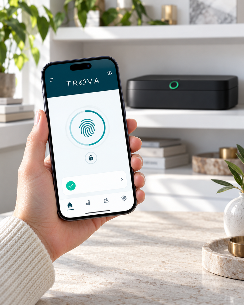 TROVA website — page design 2