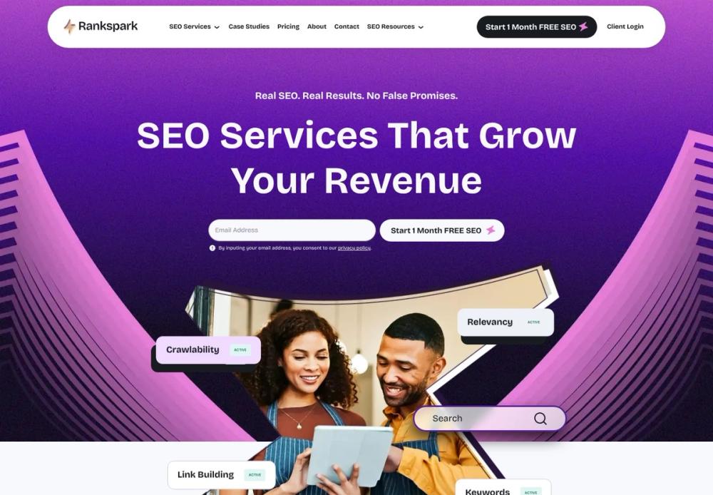120% growth in organic traffic for RankSpark