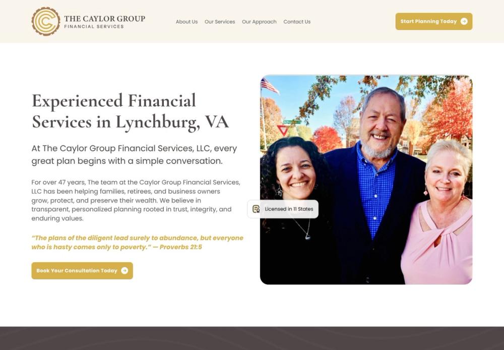 85% increase in qualified leads for The Caylor Group
